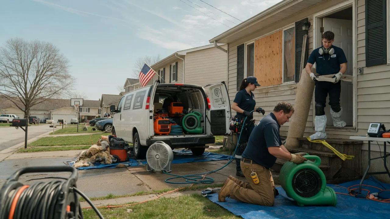Water Damage Restoration in Dagus Mines, PA near me